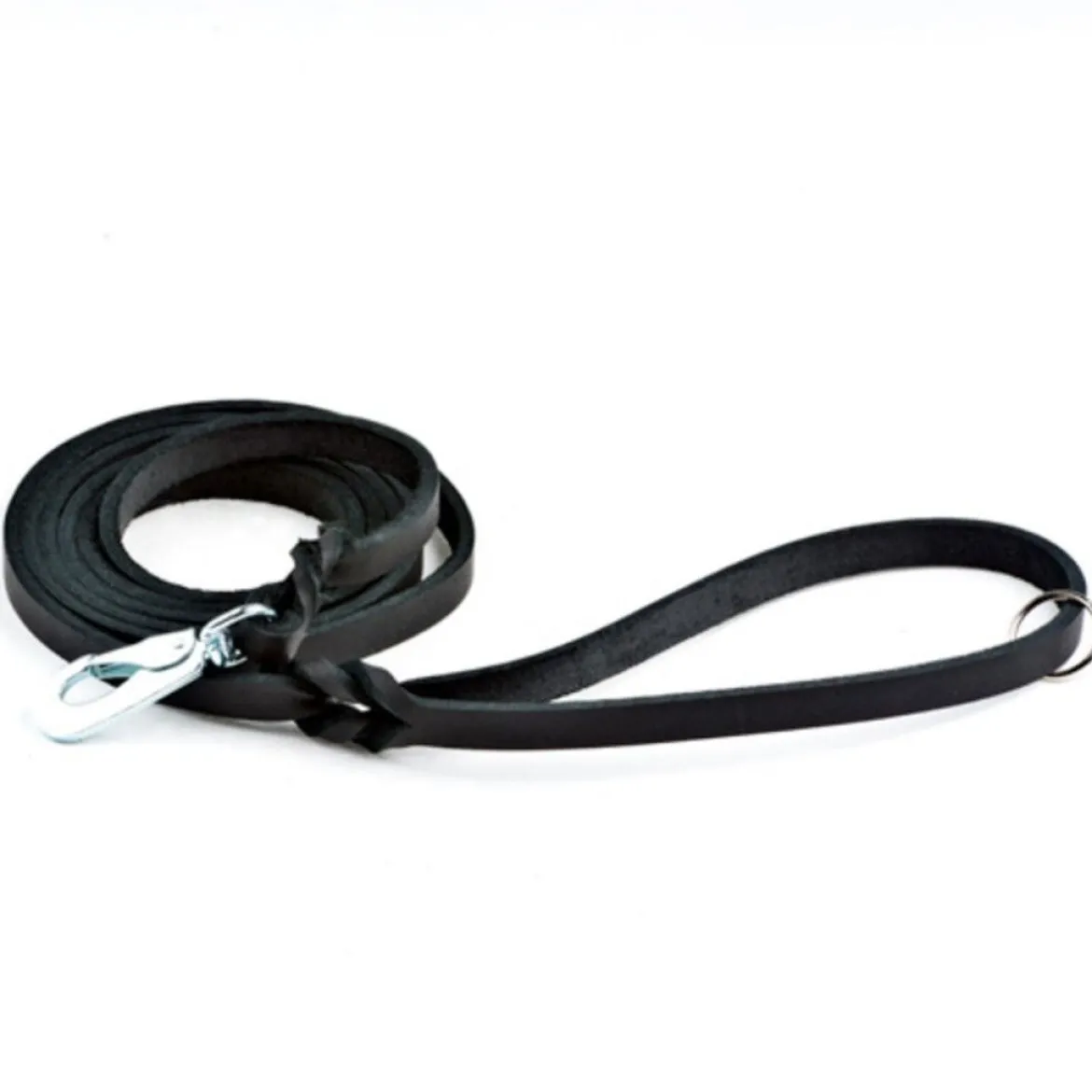 Nahkatalutin Feel Leather Braid, musta