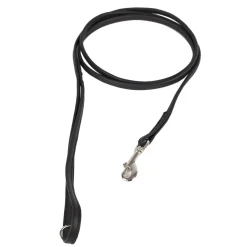 Nahkatalutin Feel Leather Slim, musta
