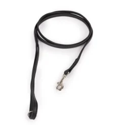 Nahkatalutin Feel Leather Slim, musta