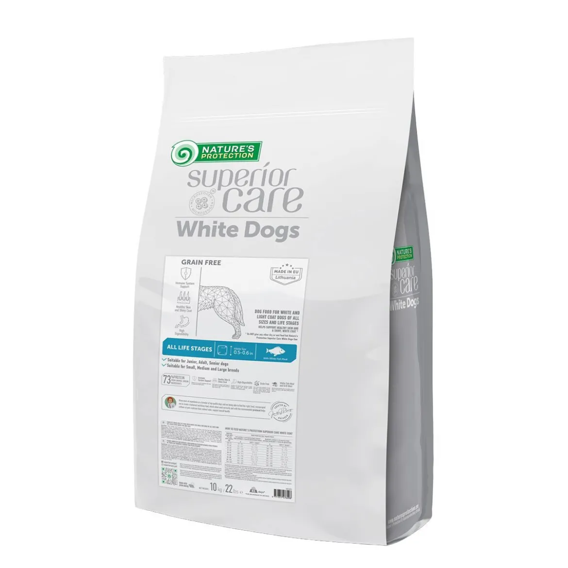 Nature's Protection Superior Care White vaalea kala viljaton 4 kg