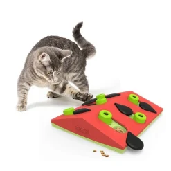 Nina Ottosson Cat Melon Madness Puzzle and Play punainen