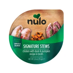 Nulo Signature Stews Cat kana, ankka & kurpitsa liemessä 79 g