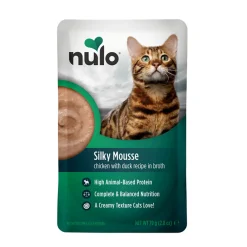 Nulo Silky Mousse Cat kana & ankka liemessä 79 g