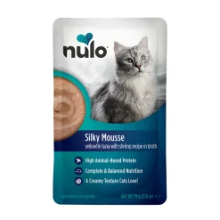 Nulo Silky Mousse Cat keltaevätonnikala & rapu liemessä 79 g