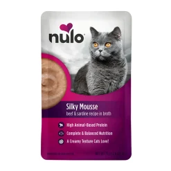 Nulo Silky Mousse Cat nauta & sardiini liemessä 79 g