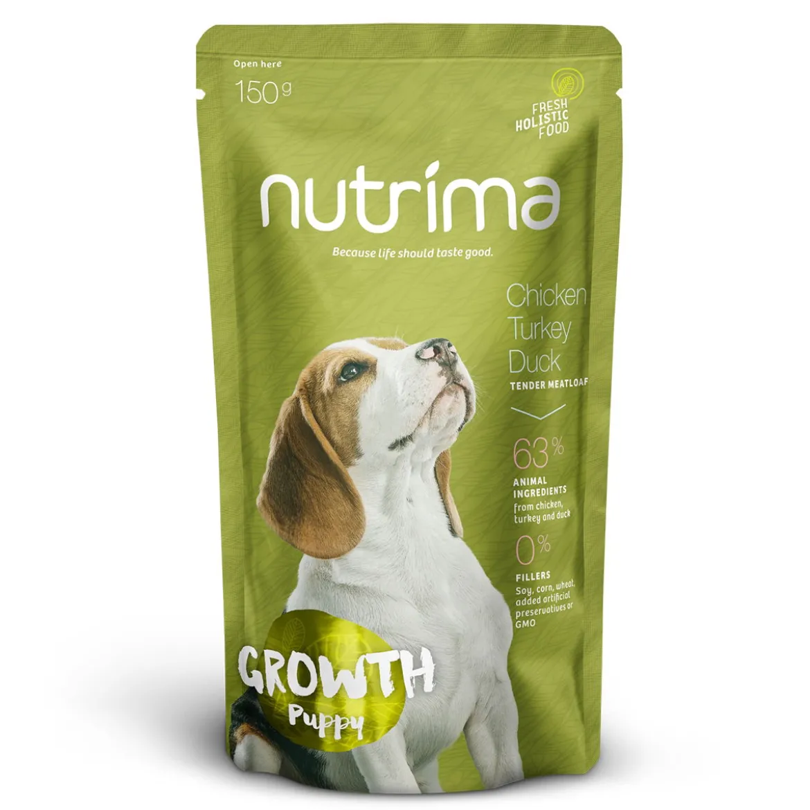 Nutrima Growth Puppy märkäruoka 150g