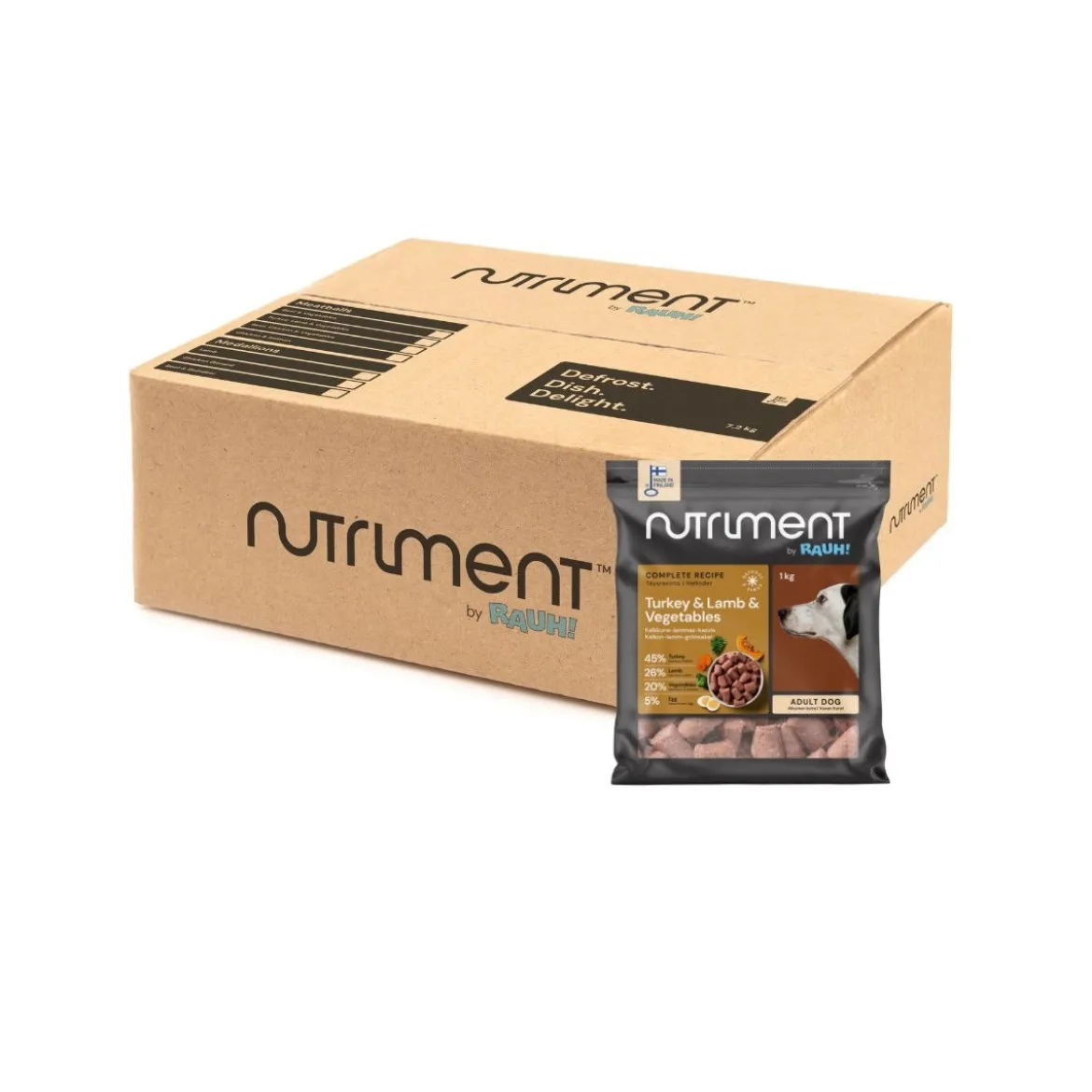 Nutriment by Rauh! Kalkkuna-lammas-kasvis 7,2 kg