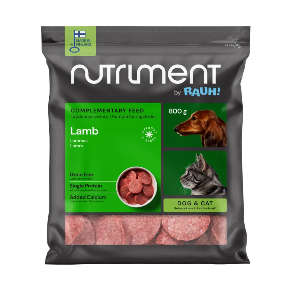 Nutriment by RAUH! Lammasmedaljonki 800 g