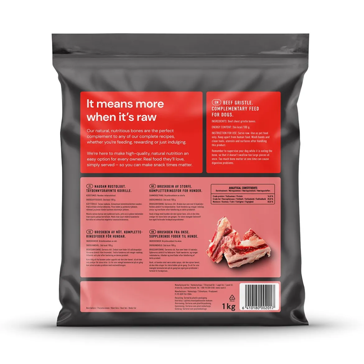 Nutriment by RAUH! Naudanrustoluut 1 kg