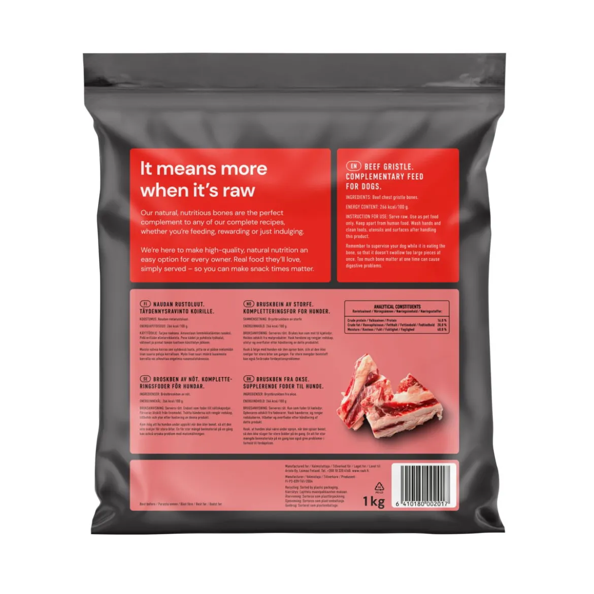 Nutriment by RAUH! Naudanrustoluut 1 kg