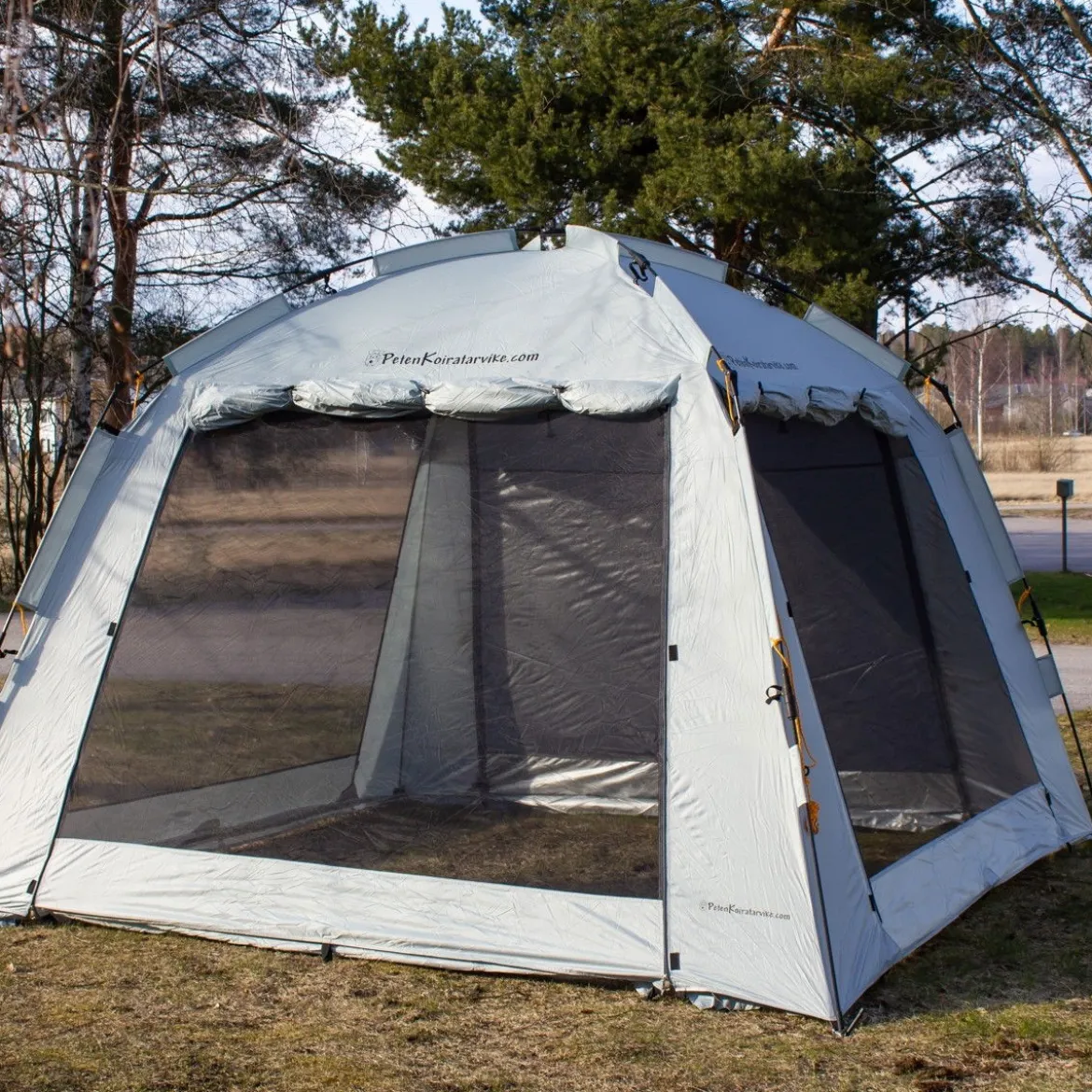 Näyttelyteltta PetEasy, L harmaa