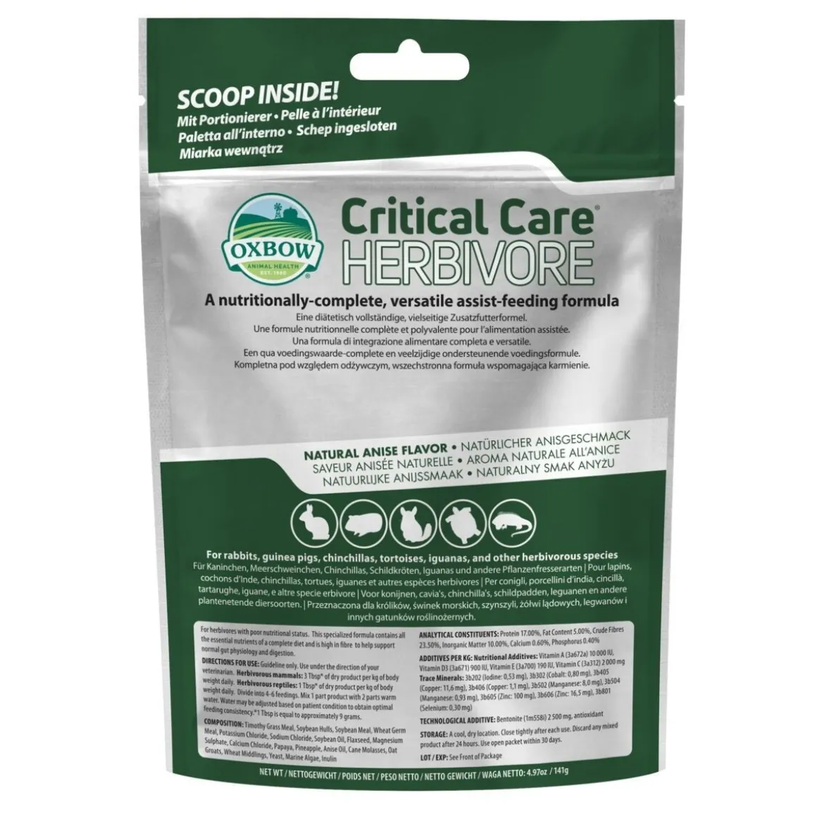 Oxbow Critical Care Herbivore, anis