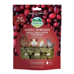 Oxbow Simple Rewards baked treats 85g, karpalolla