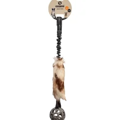 Ozami Play-N-Tug Faux Fur vetolelu verkkopallolla 65 cm