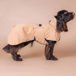 PAIKKA koiran sadetakki, heijastava taupe