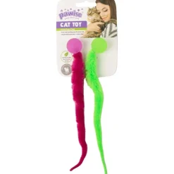 Pawise pomppiva pallo karvahännällä 2-pack