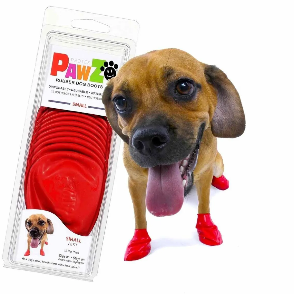 PawZ koiran suojatossut, 12 kpl