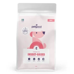 Petgood hyönteispohjainen premiumruoka pennulle