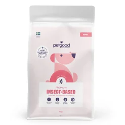 Petgood hyönteispohjainen premiumruoka pennulle