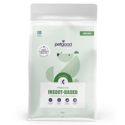 Petgood hyönteispohjainen premiumruoka aikuiselle koiralle