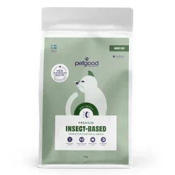 Petgood hyönteispohjainen premiumruoka aikuiselle kissalle