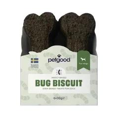 Petgood hyönteispohjaiset koirankeksit 6 kpl