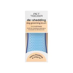 Pet Teezer De-shedding mini harja, vaaleansininen