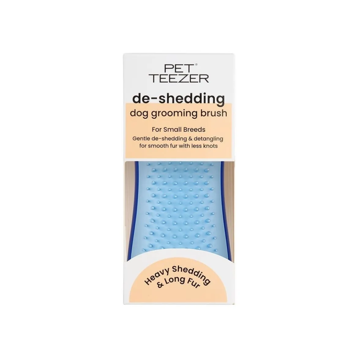 Pet Teezer De-shedding mini harja, vaaleansininen
