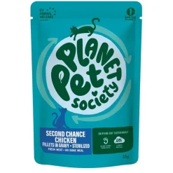 Planet Pet Society Pouch Chicken for Sterilized Adult, 85 g