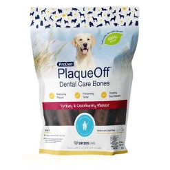 PlaqueOff Dental Care Bones kalkkuna & karpalo 482 g