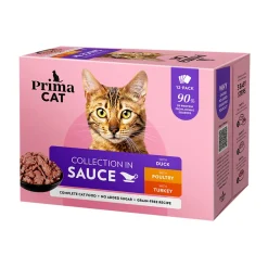 PrimaCat Classic siipikarja-mix kastikelajitelma 12x85g