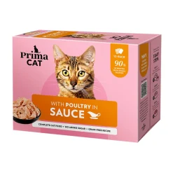 PrimaCat siipikarjaa kastikkeessa 12 x 85 g