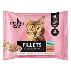 PrimaCat Tonnikala & Katkarapu / Lohi hyytelössä
