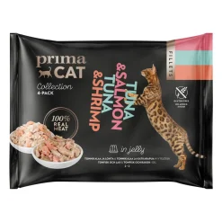 PrimaCat Tonnikala & Katkarapu / Lohi hyytelössä