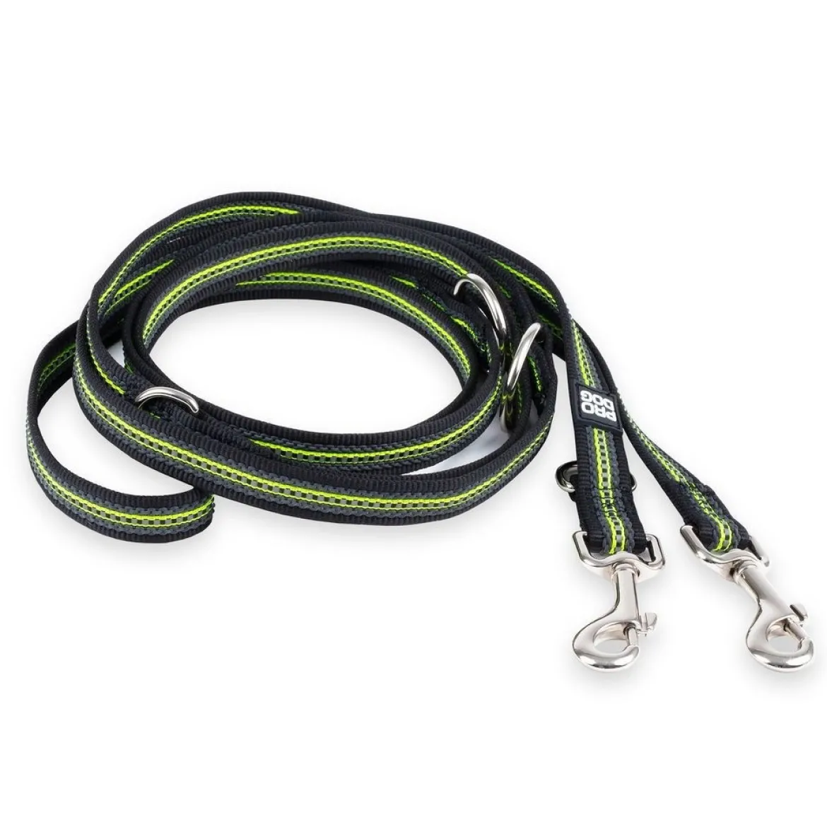 Pro Dog Grip monitoimitalutin heijastimella neon