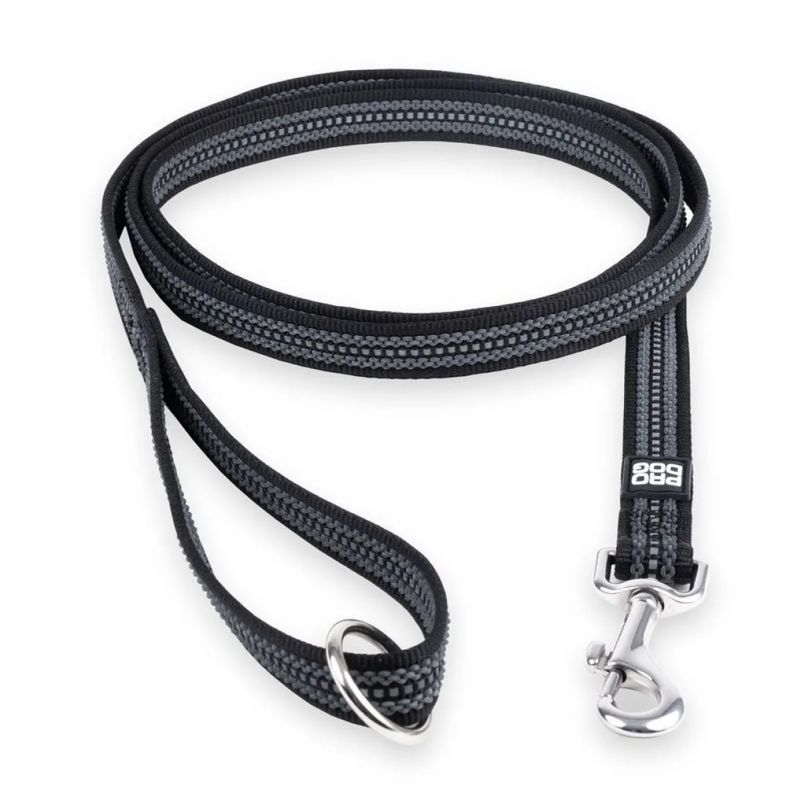 Pro Dog Grip talutin heijastimella musta
