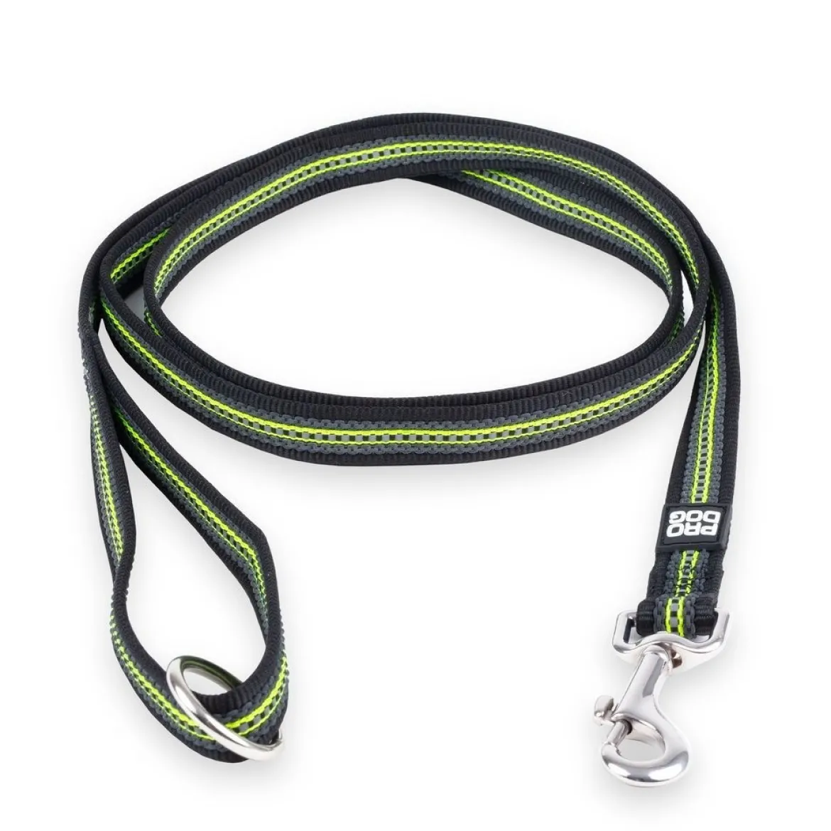 Pro Dog Grip talutin heijastimella neon