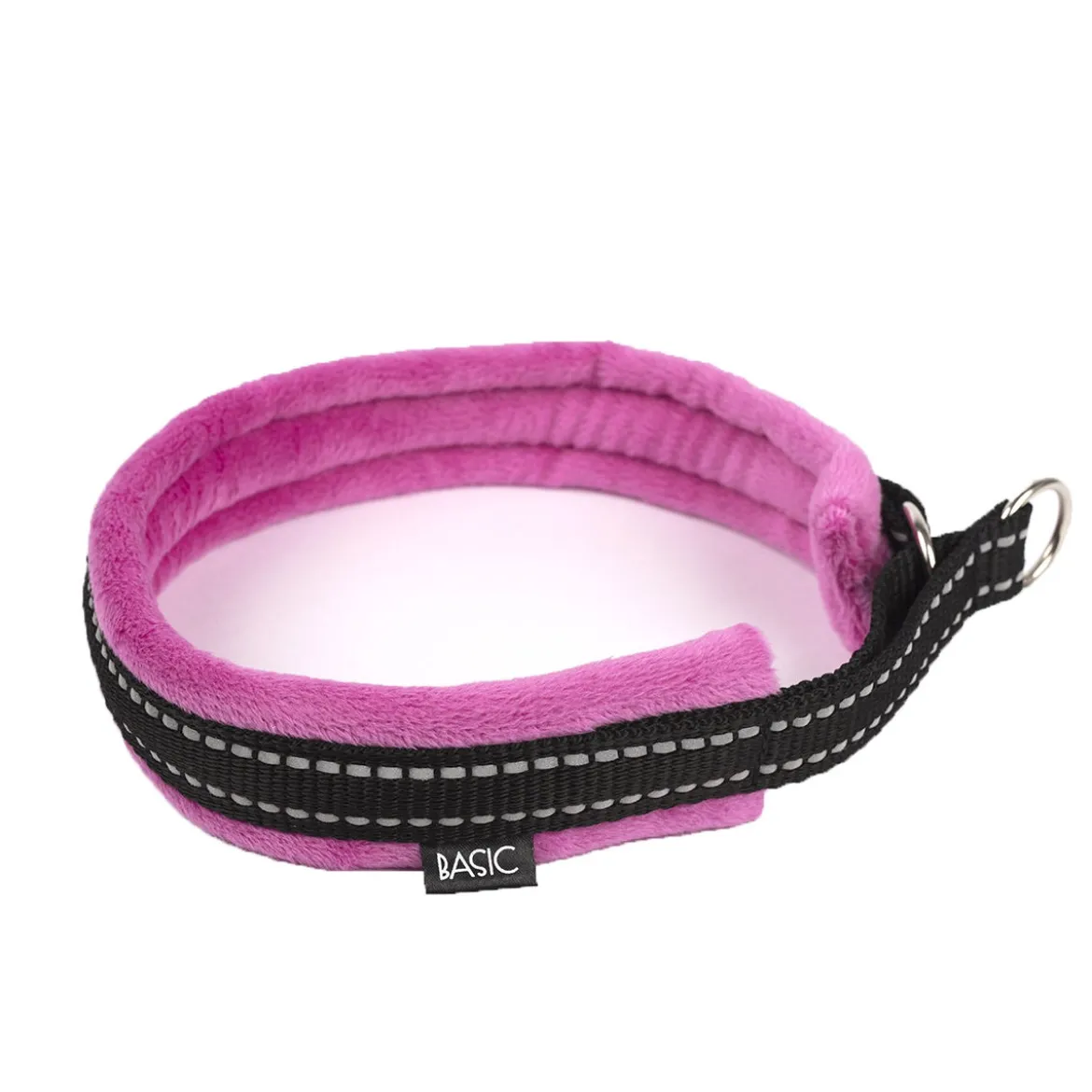 Puolikiristävä panta Basic Cosy, pinkki