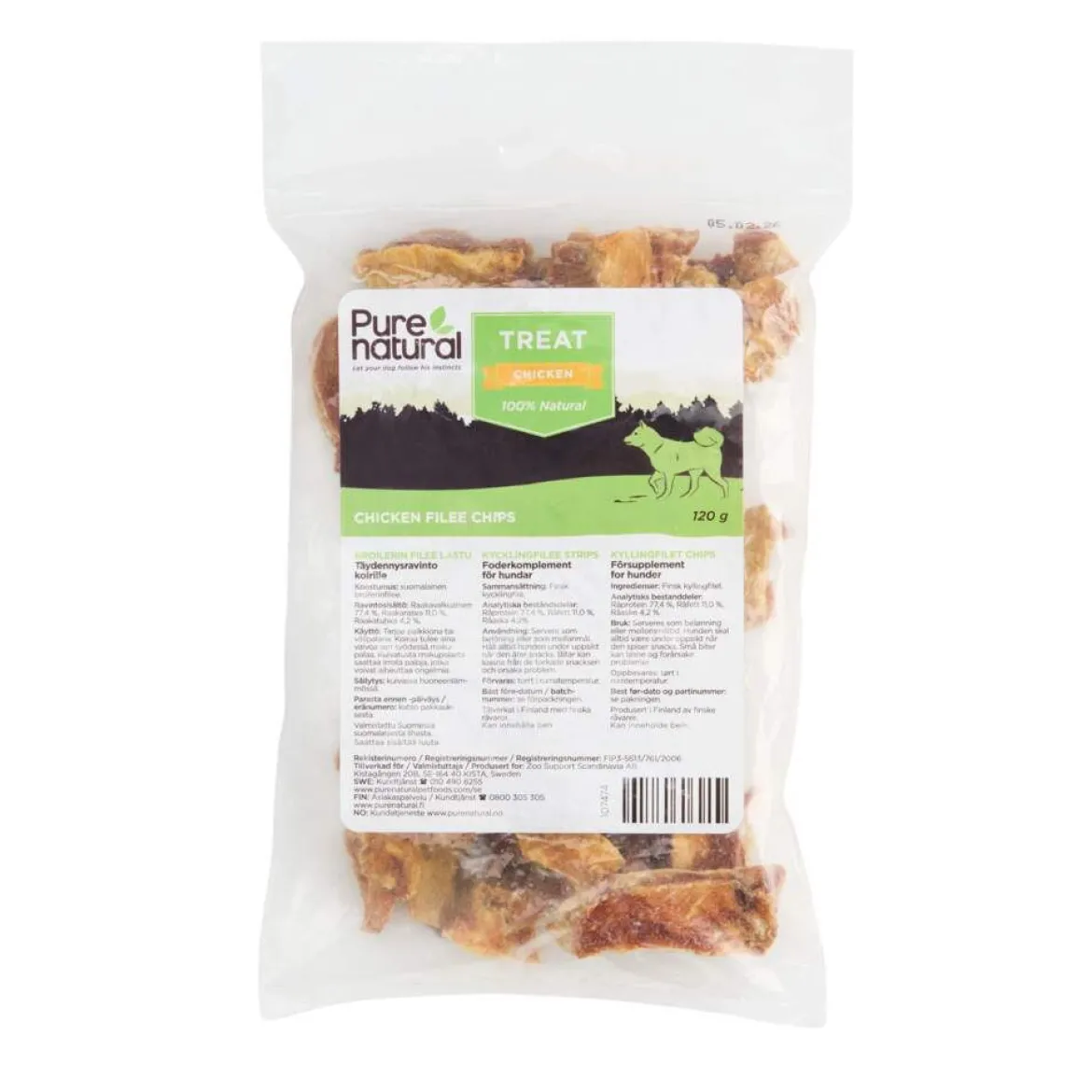Purenatural Broilerin Fileelastu 120 g