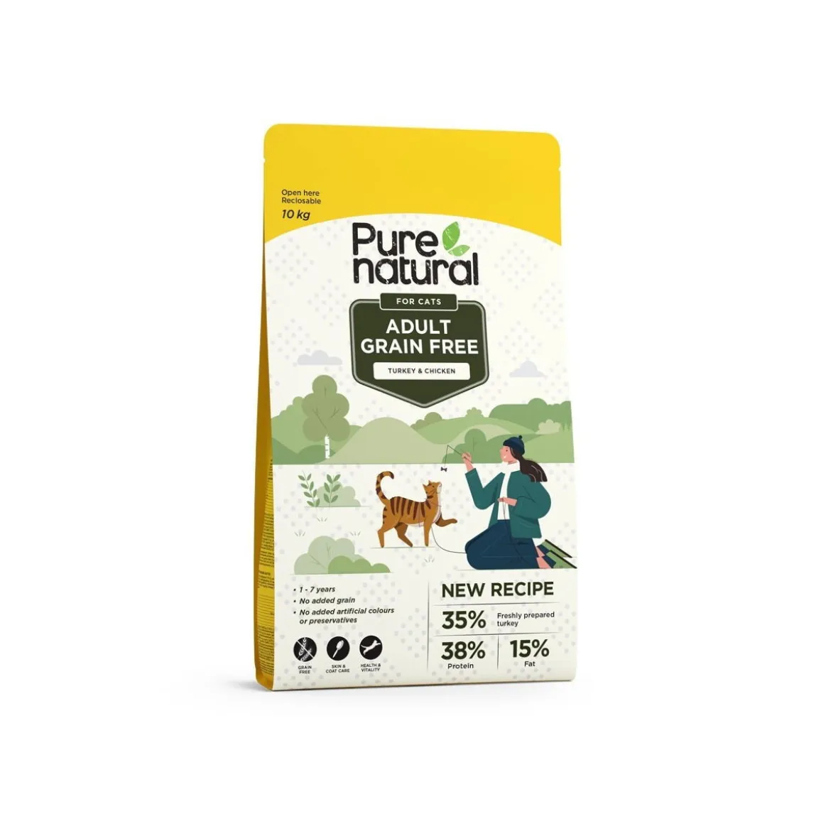 Purenatural Cat Adult Grain Free Turkey & Chicken