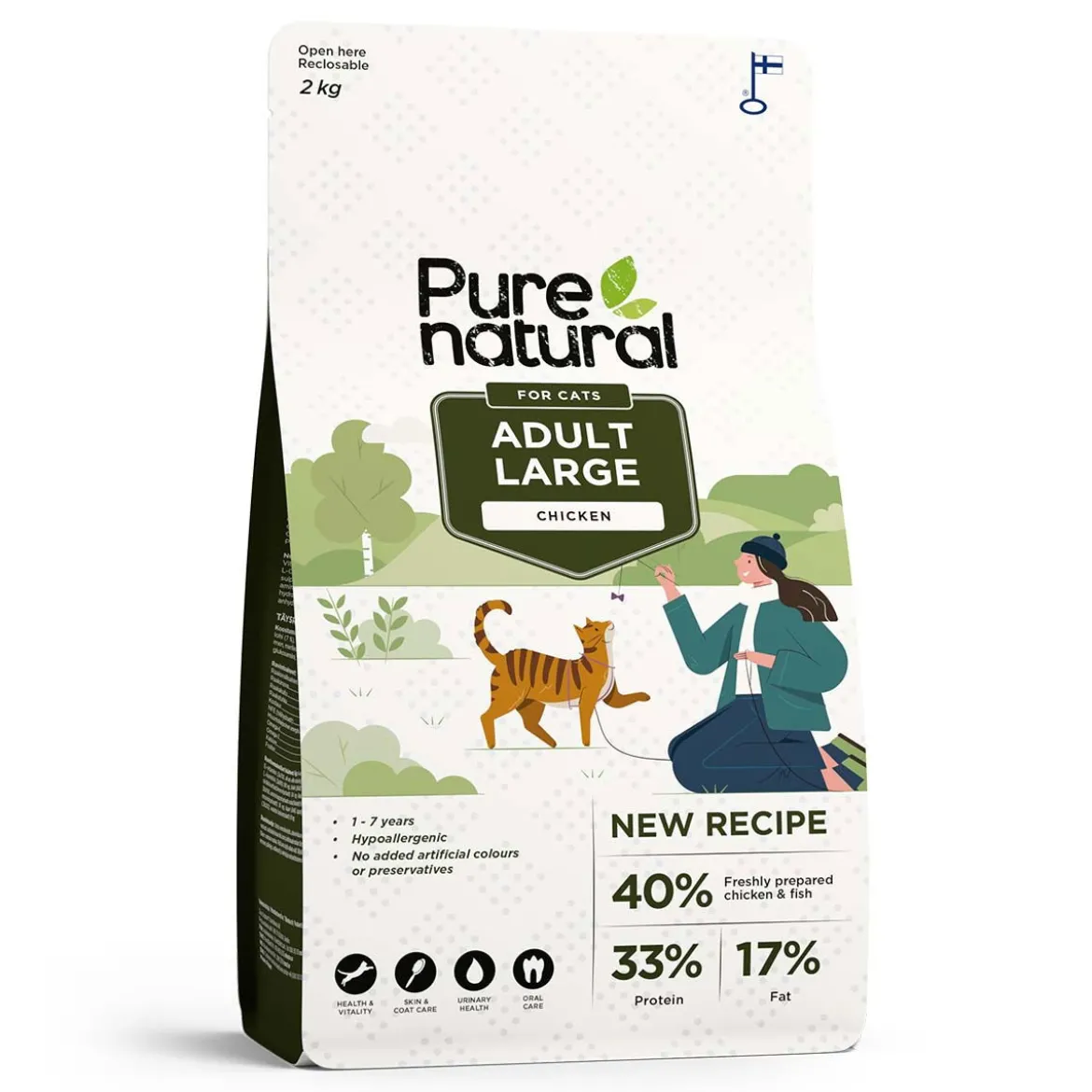 Purenatural Cat Adult Large Chicken