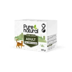 Purenatural Cat Adult merikala, kalkkuna & lohi 90 g