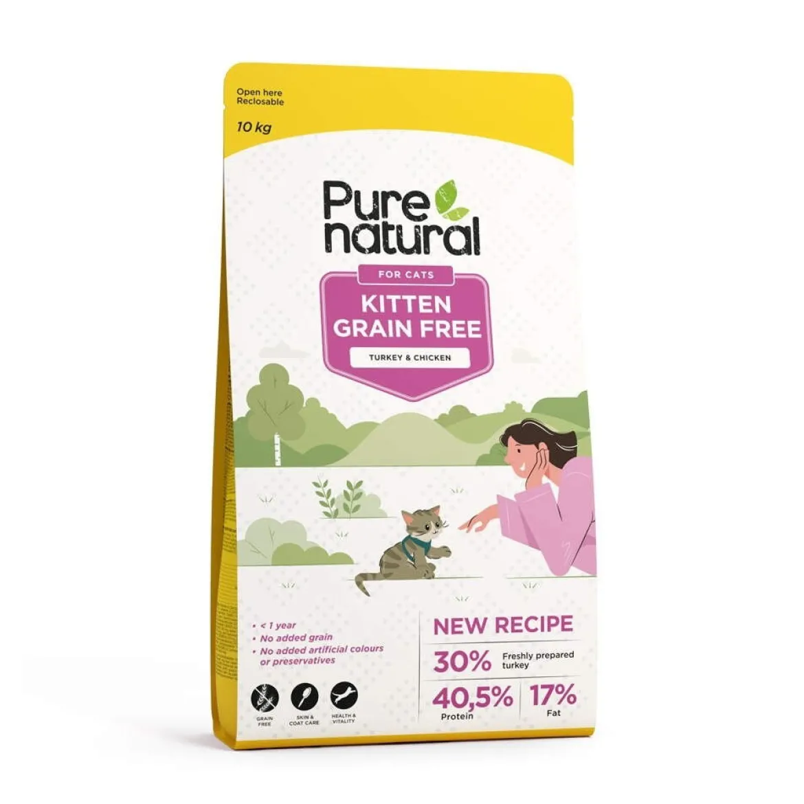 Purenatural Cat Kitten Grain Free Chicken & Turkey