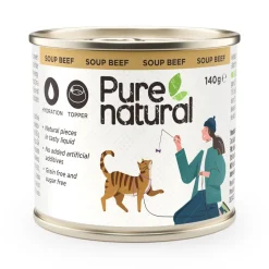 Purenatural Cat Soup Beef 140g