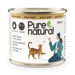 Purenatural Cat Soup Beef 140g