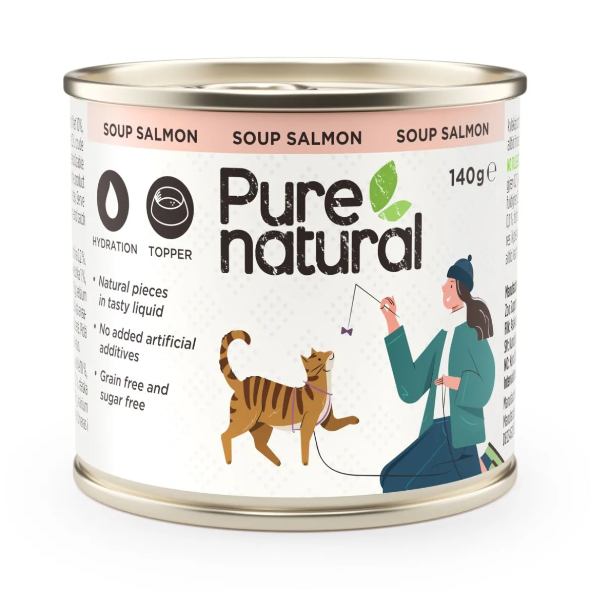 Purenatural Cat Soup Salmon 140g