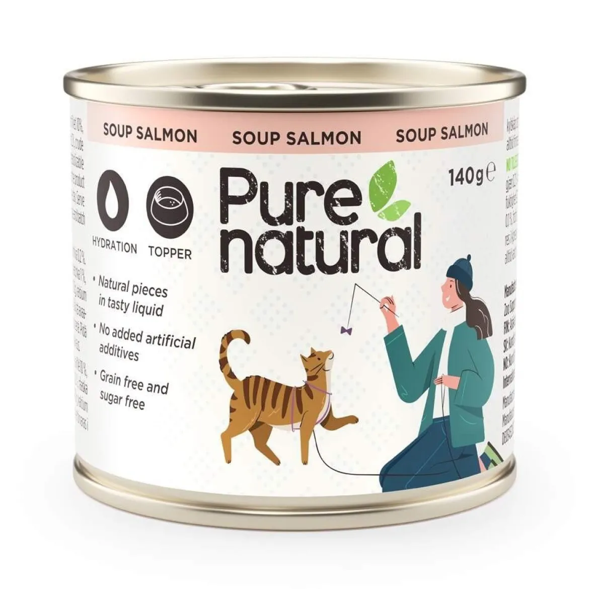 Purenatural Cat Soup Salmon 140g