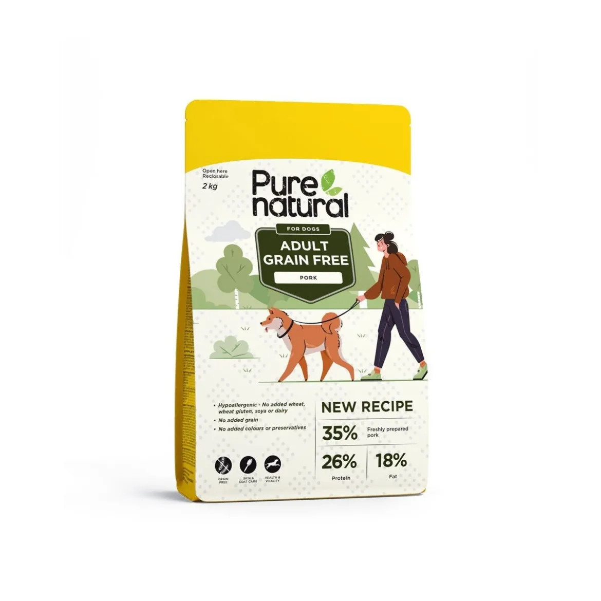 Purenatural Dog Adult Grain Free Pork