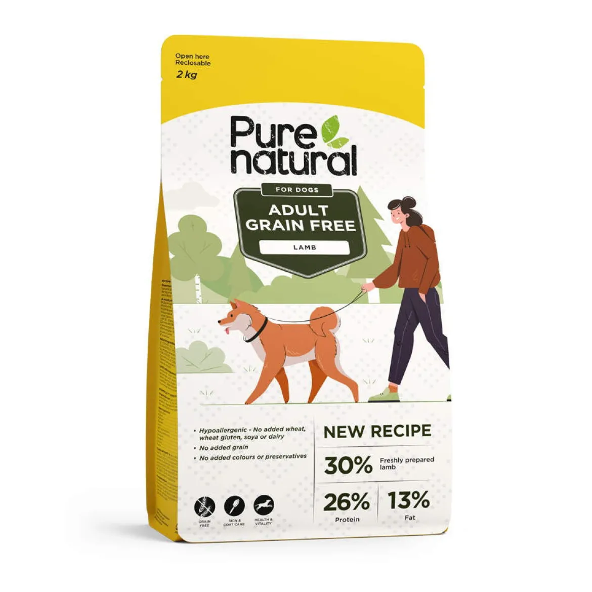 Purenatural Dog Adult Grain Free Lamb 2 x 12 kg, vain verkosta