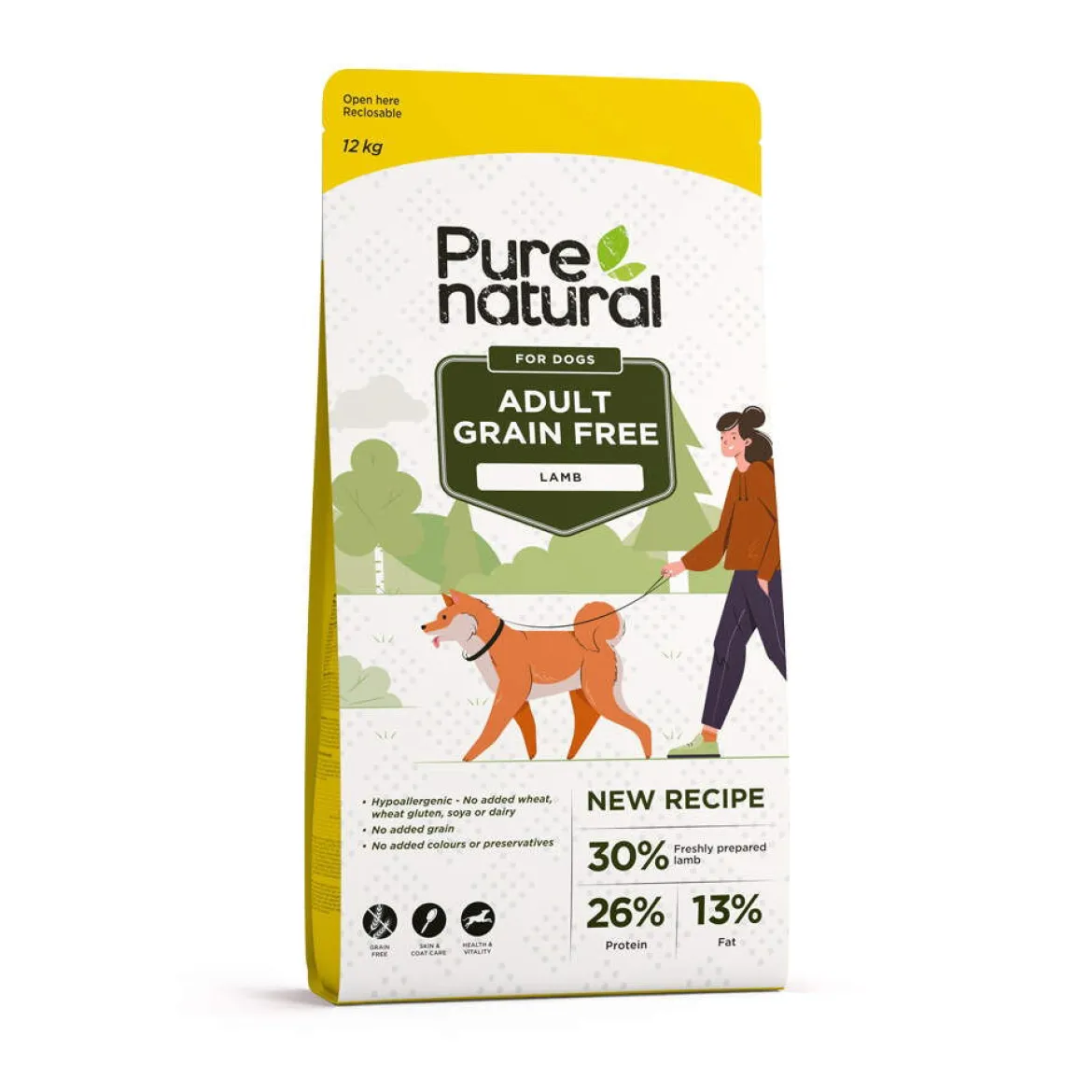 Purenatural Dog Adult Grain Free Lamb 2 x 12 kg, vain verkosta